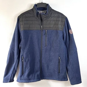 Mens Free Country Zip Front Jacket Navy (XL) Extra large - Picture 1 of 5