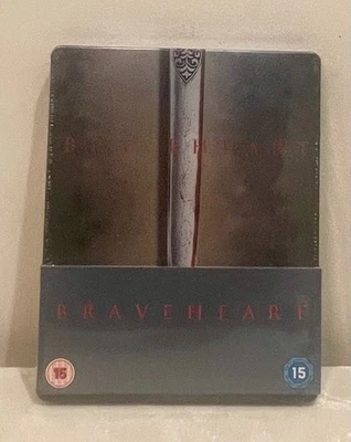 SEALED BRAVEHEART Steelbook Blu-ray/DVD, UK Version_Mel Gibson RARE OOP  - Image 1 of 3
