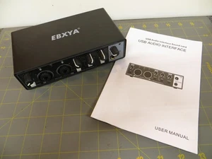 2i2 USB Audio Interface Podcast Aufnahme 24-bit 192kHz USB-C Plug and Play GC - Bild 1 von 7