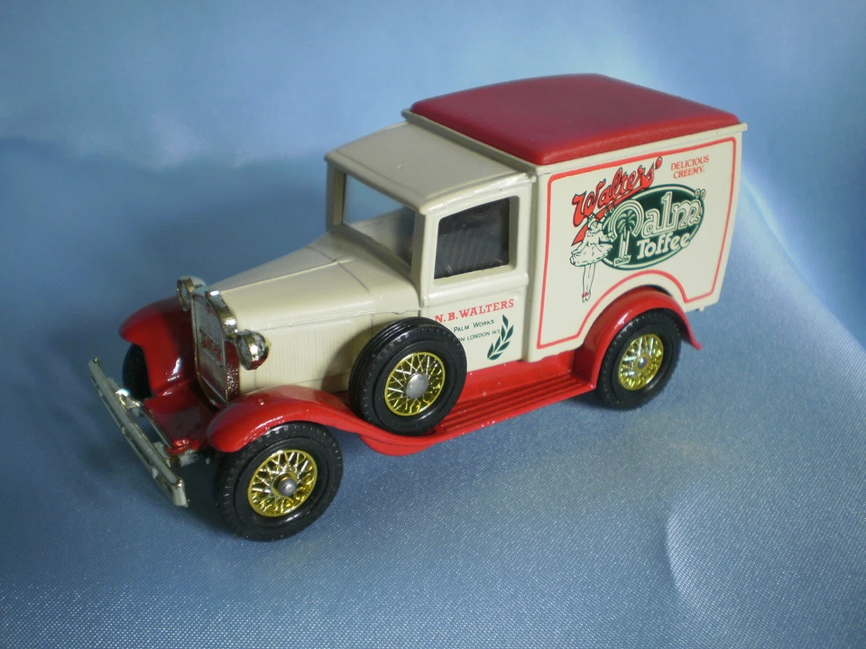 MATCHBOX MODELS OF YESTERYEAR Y-21 1930 FORD MODEL A VAN - WALTERS' PALM TOFFEE - Immagine 1 di 1