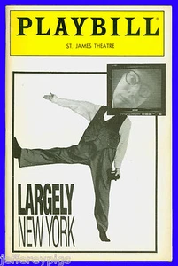 Playbill + Largely New York + Opening Night + Bill Irwin , Leon Chesney - Picture 1 of 6