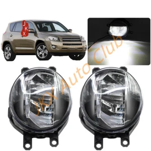 Pair OEM LED Driving Lights Bumper Fog Lamps For Toyota RAV4 2006-2012 2016-2024 - Picture 1 of 12