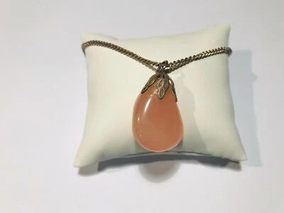 1 girocollo ciondolo Quarzo rosa in Argento 925 - Immagine 1 di 3