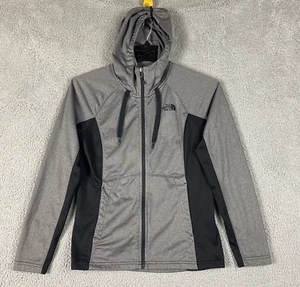 The North Face Jacket Womens Medium Gray Arcata Hoodie Full Zip Athletic - Picture 1 of 11