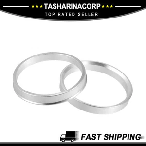 Universal Pieceof2 OD70.1 to ID 64.1mm Hub Centric Ring Wheel Bore Center Spacer - Picture 1 of 7