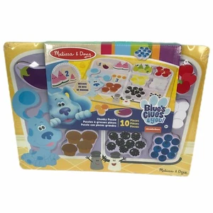 Rompecabezas grueso de madera Melissa & Doug Blue's Clues contar aprendizaje Nick Jr. nuevo en paquete - Imagen 1 de 5