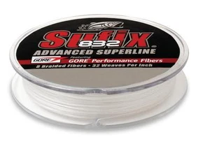 Línea de pesca de prueba Sufix 832 Advanced Superline Ghost blanca 150 yd 10 lb 660-010 GH - Imagen 1 de 2