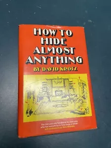 How To Hide Almost Anything by David Krotz, hardcover 1975 - Picture 1 of 8