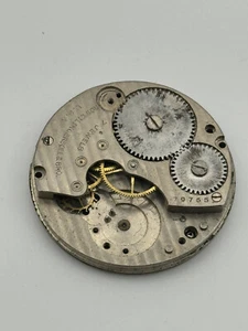Ingersoll Robt.h. Brc 7 Jewels Pocket Watch Movement 42.7mm - Picture 1 of 3
