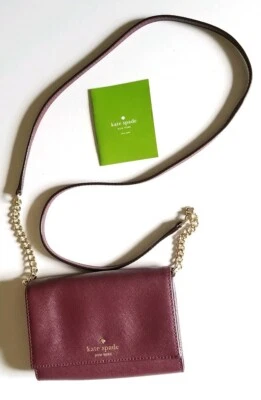 Cami Kate Spade PWRU4450 $203 Cedar Street Conv. Bandolera Ciruela Púrpura ☆ Nueva ☆ Foto 1 de 4