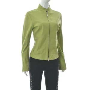 Chaqueta de cuero para motociclista Paul & Shark para mujer con cremallera completa talla M - Imagen 1 de 10