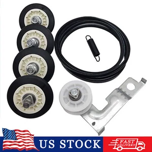 Dryer Roller Repair Kit For LG DLEX2650W DLEX3250W DLEX3360V DLEX3470V DLEX3360W - Picture 1 of 9