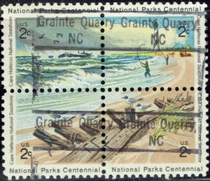 1972 4 2c Cape Hatt Precancel ERROR f/GRANITE QUARRY (1448/51) READS: "GRAINTE"! - Picture 1 of 1