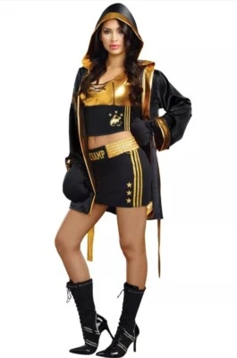 Dreamgirl World Champion Female Boxer Adult Costume XL - Image 1 of 3
