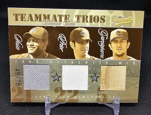 2005 Fleer Authentix Teammate Trios Materials /75 Sosa Prior Garciaparra #TT-CC - Picture 1 of 2
