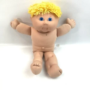 Play Along Cabbage Patch blonde Haare blaue Augen 2004 Baby Puppe Spielzeug Xavier Roberts - Bild 1 von 13