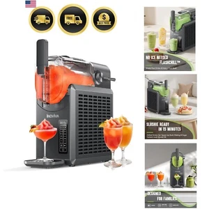 Slushie Maschine 68 Unzen kein Eis benötigt Selbstreinigende Gefrorene Getränkebereiter - Bild 1 von 11