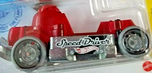Hot Wheels 2021 Experimotors 8/10 SPEED DRIVER Wrench Red Race Car Toy 82/250 - Picture 1 of 12