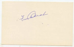 FRANK OCEAK signierte Karteikarte 1960 Piraten 1965 Rottöne RAR   - Bild 1 von 1