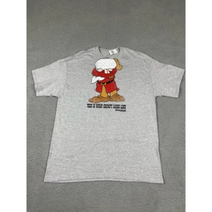 This Is What Grumpy Looks Like Disney Mens Hanes T-Shirt Gray Short Sleeve L New - Picture 1 of 9