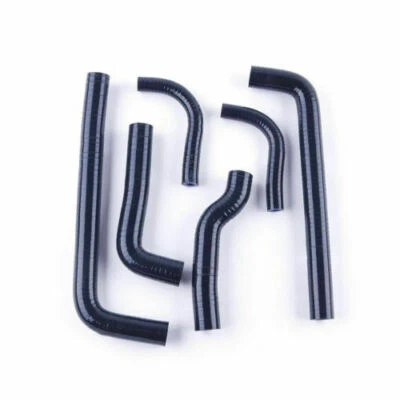 Manguera de radiador de silicona negra para GAS GAS EC 200 250 300 1999-2006 2000 01 02 03 Foto 1 de 4