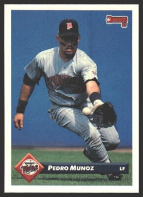 Pedro Munoz #311 1993 Donruss Minnesota Twins - Image 1 of 2