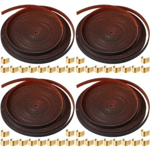4 Sets Zubehör Für Den 3D-Druck Schnallenzubehör Offener Zahnriemen Aus Gummi - Afbeelding 1 van 12