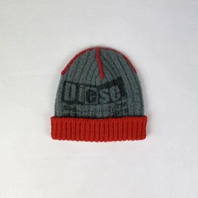De colección DIESEL Italia Gorro Logo Años 90 Y2K Streetwear Patín Calavera Suelto OS Foto 1 de 4