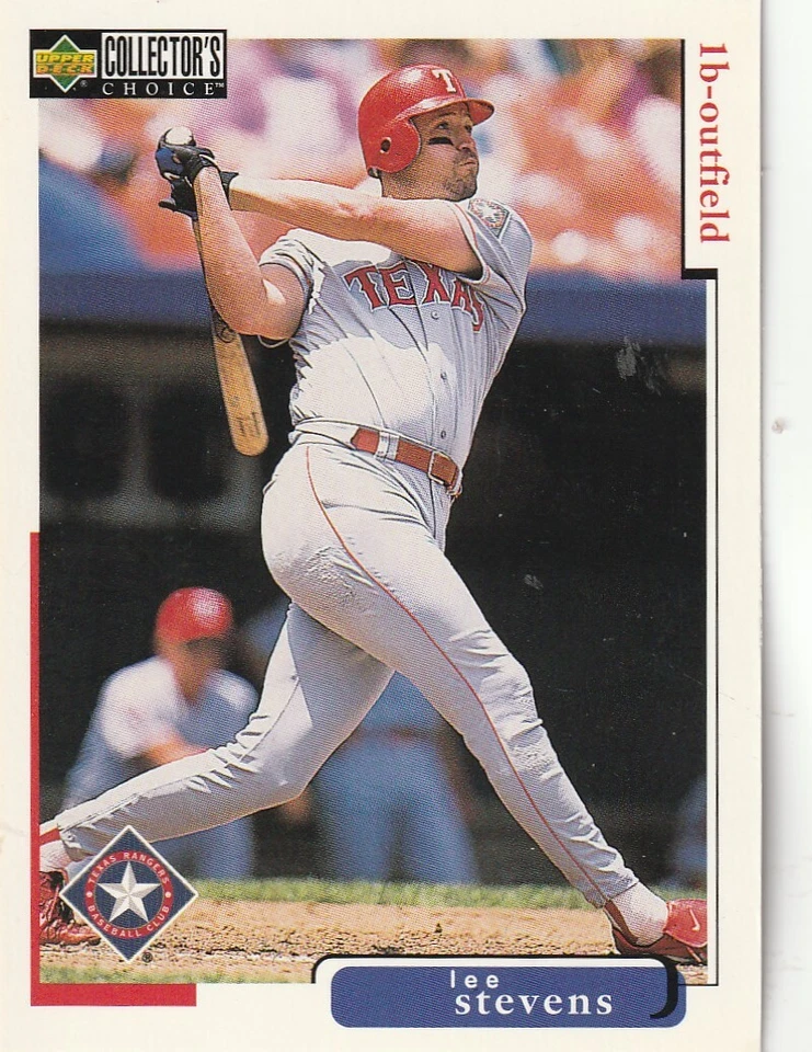 FREE SHIPPING-MINT-1998 Upper Deck Collector's Choice Lee Stevens #519 RANGERS - Image 1 of 1