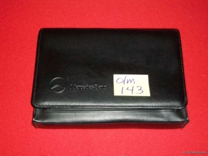 JUEGO MANUAL DEL PROPIETARIO MERCEDES BENZ 1997 S 320 420 500 Foto 1 de 1