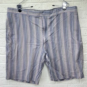 CUTTER & BUCK Sz 42 Multicolored Striped Cotton Seersucker Bermuda Shorts • VG‼ - Picture 1 of 8