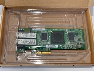 Dell QLogic QLE2462 Dual 0DH226 4Gb Fibre Channel HBA FH Bracket - Image 1 of 3