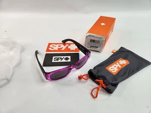 Occhiali da sole SPY Optics rettangolari 6700000000139 genere traslucido magenta SPY+ - Foto 1 di 12