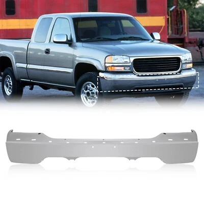 Chrome Steel Front Bumper Face Bar for 1999-2006 GMC Sierra 1500 Yukon Yukon XL - Image 1 of 4