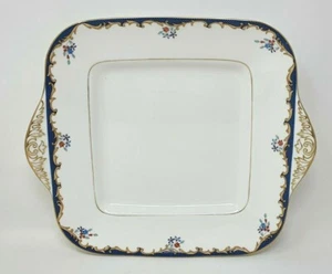 Wedgwood Chartley 11 Inch Two Eared Square Cake Or Sandwich Plate - Picture 1 of 9