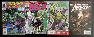 * 2099 Ilimitado #1 En estado bastante bueno Hulk #388 Savage Hulk #1 Nuevo Vengadores #43 Lote de cómics - Imagen 1 de 13