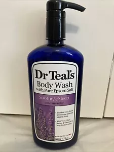 Dr Teal's Ultra Moisturizing Soothe and Sleep Body Wash With Lavender 24 Oz. new - Picture 1 of 3