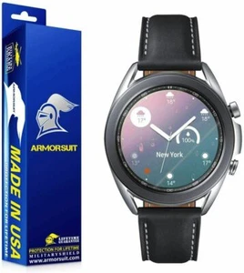 Armorsuit Samsung Galaxy Watch 1 2 3 Active HD Anti-Bubble Screen Protector Film - Picture 1 of 6