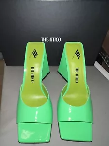 BNIB The Attico - Green Devon Mules - UK 5.5, EUR 38.5, US 7.5 - Picture 1 of 3