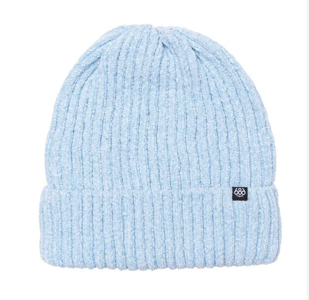 686 gorro de terciopelo con puños planos para mujer (azul helado) M2WBNE33- ICBL Foto 1 de 1