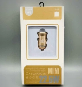 Mark Mini 22.5W C3 Quick Car Charger USB Converter Mobile Phones, Tablets Camera - Picture 1 of 10