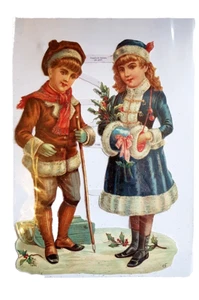 + IMAGEN BRILLANTE Motivo Grande - Niños en Invierno No 7106 - Imagen 1 de 1