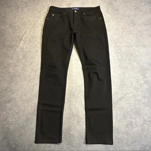 Scotch Soda Amsterdam Jeans Mens 34x32 Ralston Black Button Fly Slim Straight  - Picture 1 of 13