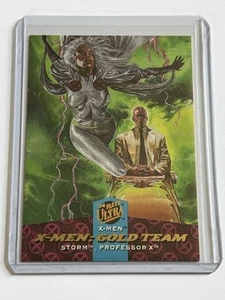X Men Gold Team 110 Marvel Fleer Ultra X Men 1994 casi nuevo - 7,0 + Storm & Professor X - Imagen 1 de 13