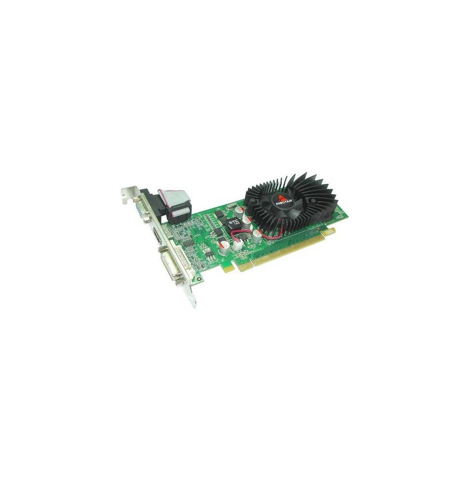 SVGA BIOSTAR NVIDIA G210-1GB D3 LP 1GB DDR3 64Bit VGA+DVI+HDMI PCI-E - Immagine 1 di 1