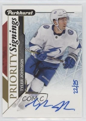 2018-19 Upper Deck Parkhurst Priority Signings/25 Tyler Johnson #PS-TJ automático Foto 1 de 2