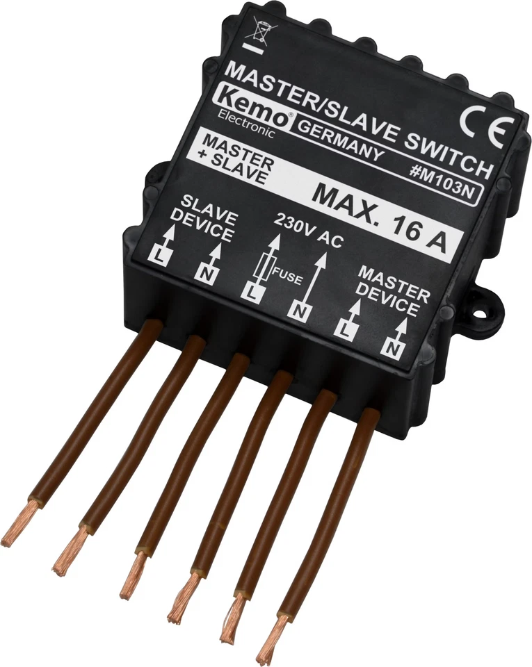 KEMO Master/Slave Schalter, M103N, 230 V/AC (400 V/AC) - Bild 1 von 1
