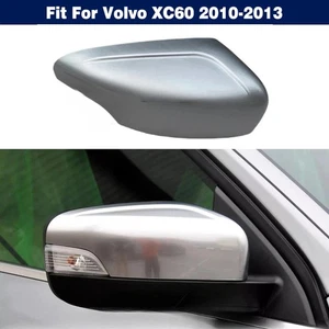 Right Door Side Rearview Mirror Cover Shell Cap Silver For Volvo XC60 2010-2013 - Picture 1 of 8