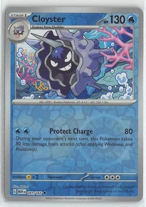 Pokemon TCG Scarlet & Violet 151 Mew Reverse Foil Uncommon #91/165 Cloyster - Bild 1 von 2
