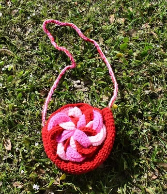 K.A.A Dogan Crochet Crossbody Circular Bag Hippie Boho Purse - Image 1 of 4